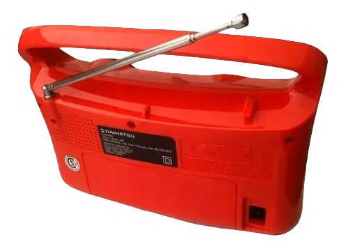 RADIO DUAL AM-FM DAIHATSU D- RP400 COLOR ROJO