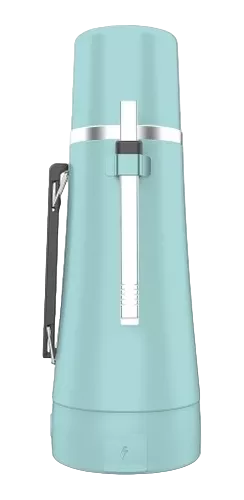 TERMO ELECTRICO MARCA PEABODY ET1001N E- TERMO 1LT+ MATE Y BOMBILLA CELESTE