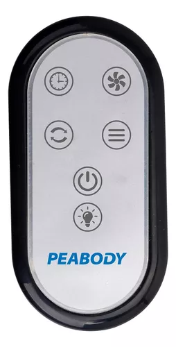 VENTILADOR DE PIE PEABODY 16" C/CONTRO REMOTO