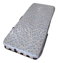 CAMA CATRE DE CAÑO PLEGABLE CON COLCHON DE 1 PLAZA.