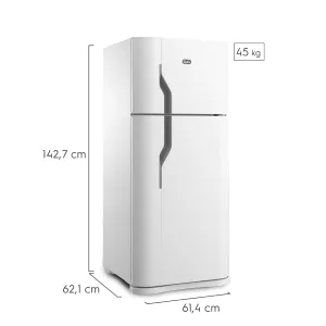 HELADERA GAFA BLANCA 282 LITROS.