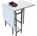 MESA PLEGABLE DE MELAMINA VARIOS COLORES 