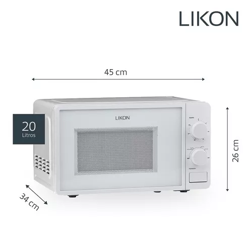 MICROONDAS LIKON 20LTS DIGITAL 
