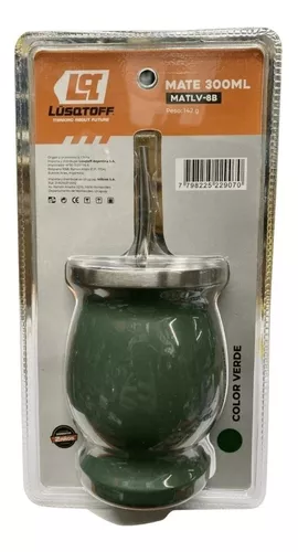 MATE ACERO LUSQSTOFF- VERDE 