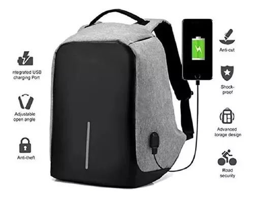 MOCHILA DE SEGURIDAD DARK GREY 