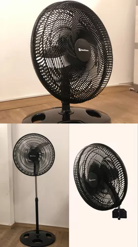 VENTILADOR DE PIE STEEL HOME 20" 3 EN 1 