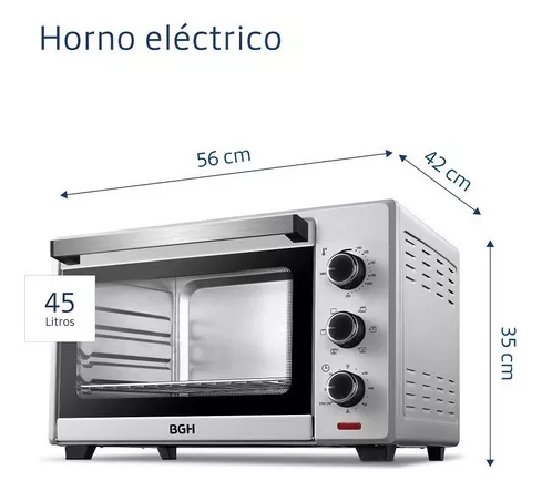 HORNO ELECTRICO BGH 45LTS 