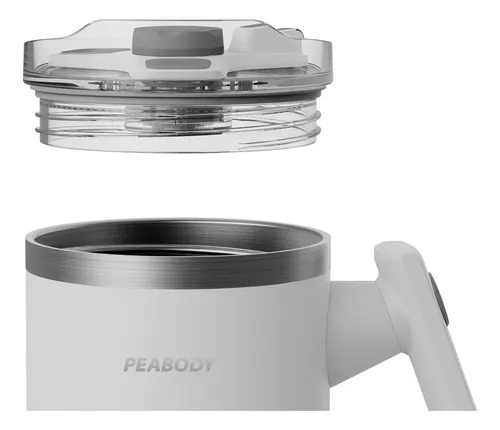 VASO TERMICO PEABODY 0.95L BLANCO 