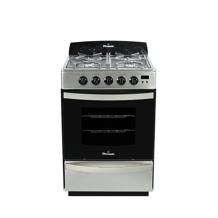COCINA MULTIGAS DE ACERO INOXIDABLE FLORENCIA 5558F 