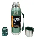 TERMO ACERO INOXIDABLE LUSQTOFF 1 LITRO FRIO/ CALOR COLOR VERDE