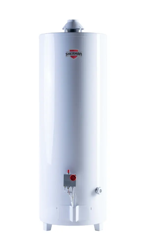 TERMOTANQUE MULTIGAS SHERMAN 120LTS CARGA SUPERIOR