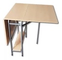 MESA PLEGABLE DE MELAMINA VARIOS COLORES 