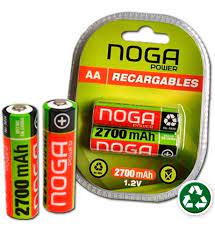 PILA NOGA AA RECARGABLE BLISTER 2 UNIDADES
