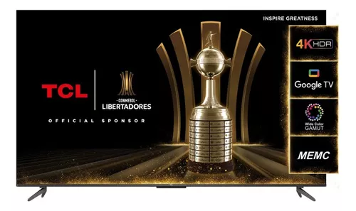 TV SMART LED TCL GOOGLE TV 4K 50" 