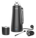 TERMO ELECTRICO MARCA PEABODY ET1001N E- TERMO 1LT+ MATE Y BOMBILLA COLOR NEGRO