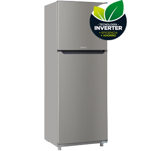 HELADERA CON FREEZER BRIKET INVERTER BK2F1820V COLOR ACERO