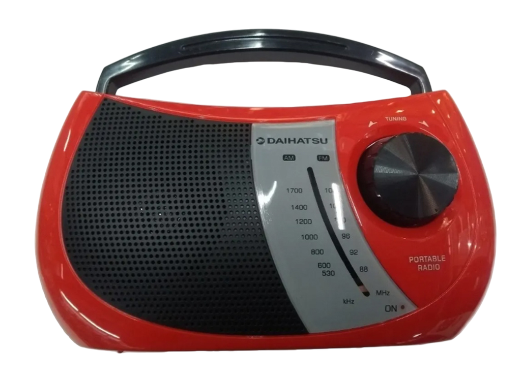 RADIO DUAL AM-FM DAIHATSU D-RP38 COLOR ROJA