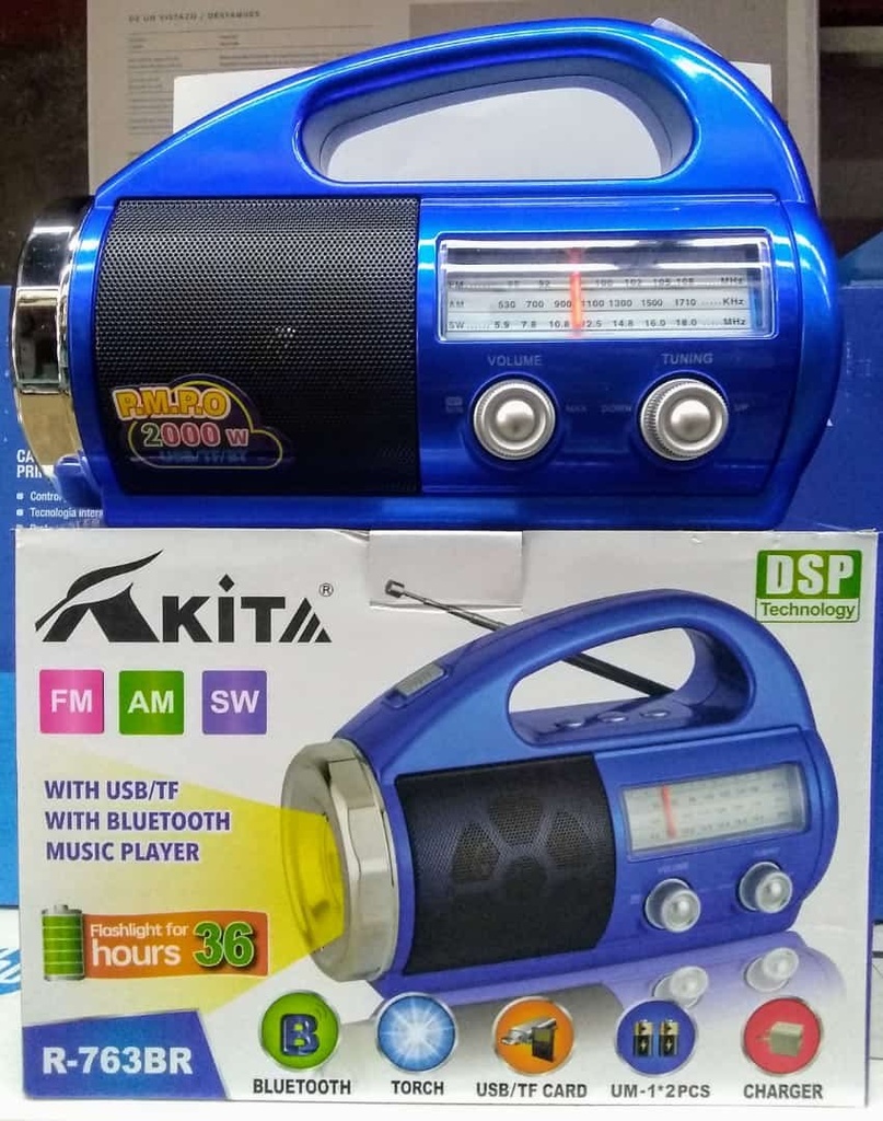 PARLANTE RADIO AKITA R-763BR