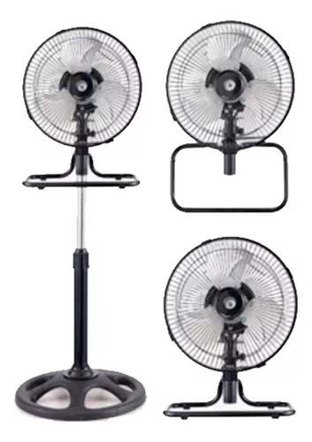 VENTILADOR DE PIE EMBASSY 3 EN 1 DE 10"