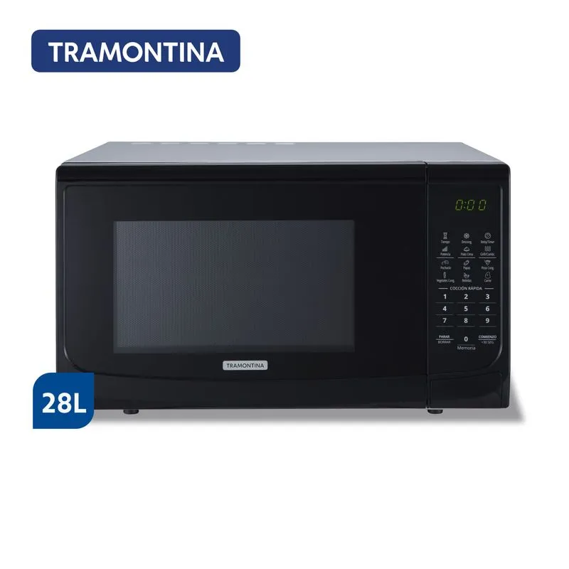 MICROONDAS DIGITAL TRAMONTINA 28LTS GLASS COOK