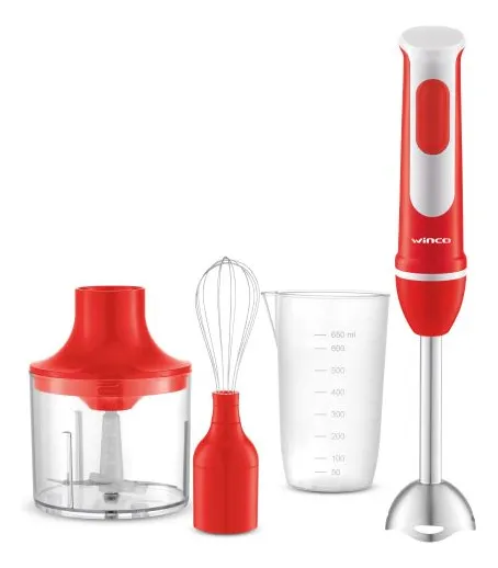 LICUADORA DE MANO CON ACCESORIOS WINCO W1016 