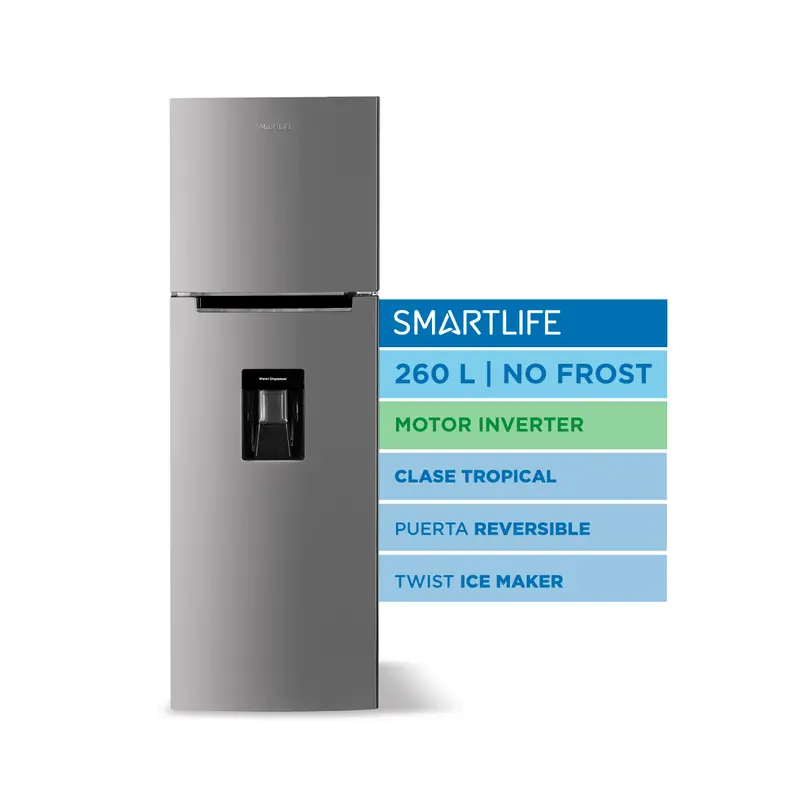 HELADERA TOP MOUNT SMARTLIFE 260LTS - SL-RNF270SDINV