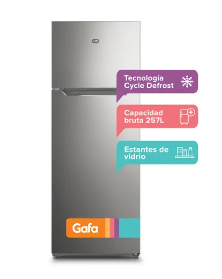 HELADERA CICLICA GAFA 319L HGF311P