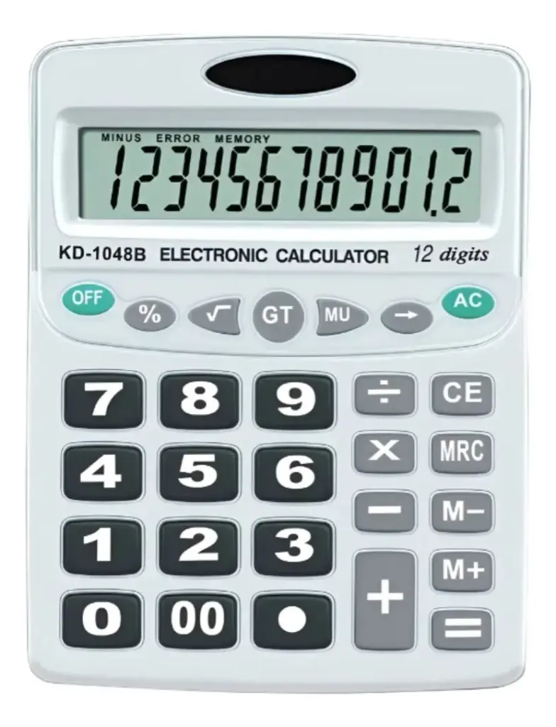 CALCULADORA DE ESCRITORIO DEXIN KK-1048B