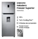 HELADERA SAMSUNG RT38 384LTS ACERO INOXIDABLE CON DISPENSER 