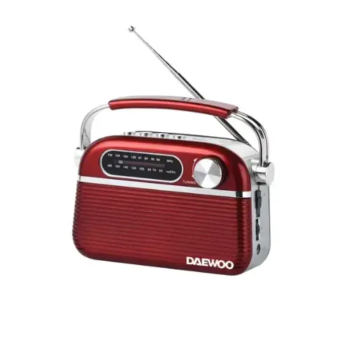 RADIO PORTATIL RETRO MARCA DAEWOO MODELO DIRH221 