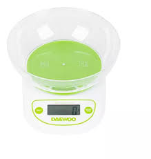 BALANZA DE COCINA DIGITAL C/BOWL MARCA DAEWOO MOD DKS2054