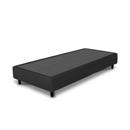 BASE SOMMIER TOPACIO NEGRO 2 PLAZAS 