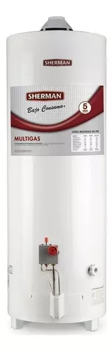 TERMOTANQUE SHERMAN 80Lts GAS C/SUP 