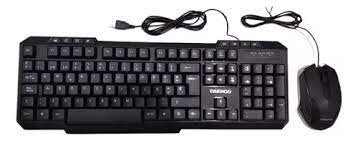 KIT TECLADO Y MOUSE CON CABLE USB DAEWOO DI-302229 