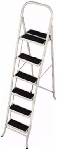 ESCALERA PLEGABLE DE 6 PELDAÑOS SAFARI