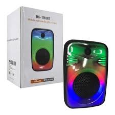 PARLANTE INALAMBRICO HYTOSHY BOX BLUETOOTH 8W LUZ  MODELO MS-1762BT