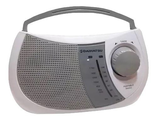 RADIO DUAL AM-FM DAIHATSU D-RP38 COLOR BLANCO