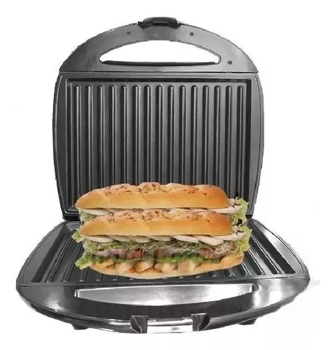 SANDWICHERA TOSTADORA ELECTRICA PANINIS DOBLES MARCA WINCO W018 