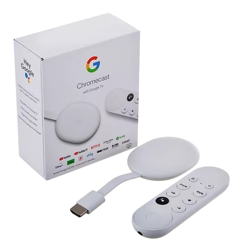 GOOGLE TV + CHROMECAST CONTROL DE VOZ 4K.