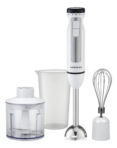 LICUADORA DE MANO CON ACCESORIOS WINCO W1012