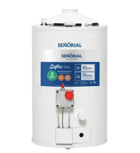 TERMOTANQUE SEÑORIAL ZAFIRO 30 MULTIGAS 