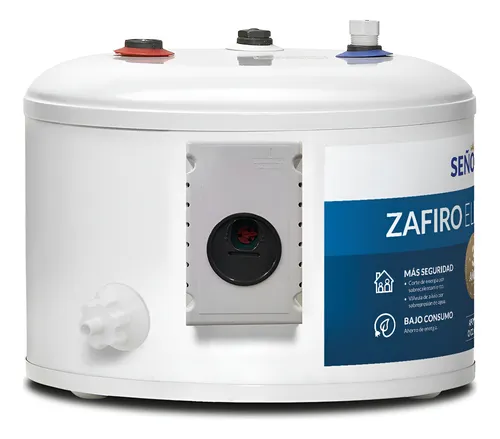 TERMOTANQUE ELECTRICO SEÑORIAL ZAFIRO 20LTS CARGA SUPERIOR 