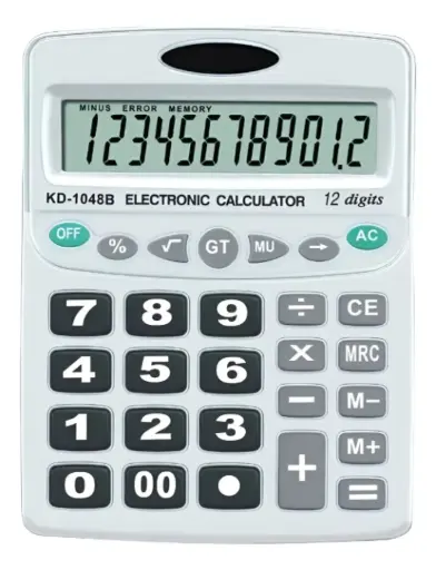 CALCULADORA DE ESCRITORIO DEXIN KK-1048B